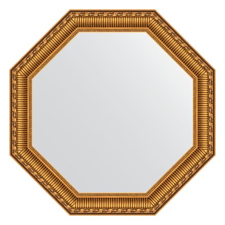Зеркало в багетной раме Evoform золотой акведук 61 мм 55x55 см в Казани 