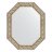 Зеркало в багетной раме Evoform барокко серебро 106 мм 80x100 см в Казани 