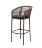 Барный стул из роупа Марсель серо-коричневый в Казани 