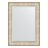 Зеркало с фацетом в багетной раме Evoform виньетка серебро 109 мм 80х110 см в Казани 