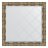 Зеркало с гравировкой в багетной раме Evoform серебряный бамбук 73 мм 83x83 см в Казани 
