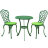 Комплект мебели Linyi 3 предмета зеленый/салатовый в Казани 