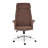 Кресло ТС 64х47х128 см флок коричневый в Казани 