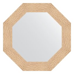 Зеркало в багетной раме Evoform золотые дюны 90 мм 66,6х66,6 см