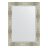 Зеркало с фацетом в багетной раме Evoform алюминий 90 мм 76х106 см в Казани 