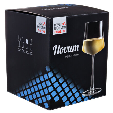 Набор бокалов для белого вина 4шт 290мл Royal leerdam novum 383522 в Казани 