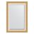 Зеркало с фацетом в багетной раме Evoform травленое золото 87 мм 66х96 см в Казани 