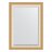 Зеркало с фацетом в багетной раме Evoform травленое золото 87 мм 76х106 см в Казани 