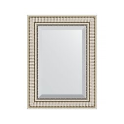 Зеркало с фацетом в багетной раме Evoform серебряный акведук 93 мм 57х77 см