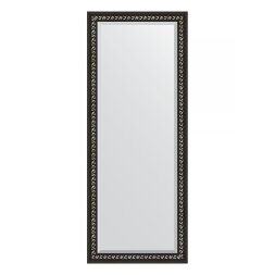 Зеркало напольное с фацетом в багетной раме Evoform черный ардеко 81 мм 80x199 см