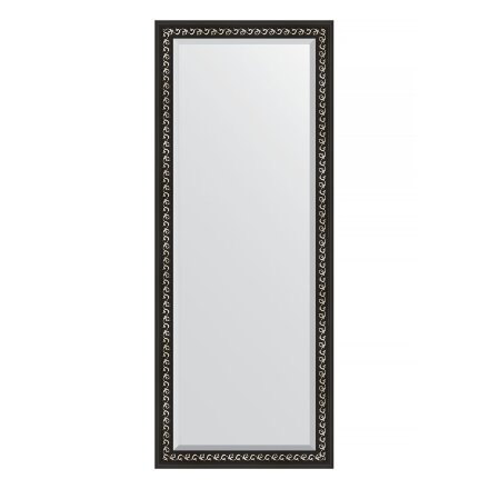 Зеркало напольное с фацетом в багетной раме Evoform черный ардеко 81 мм 80x199 см в Казани 