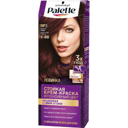 Крем-краска для волос Palette Интенсивный цвет 4-88, RF3 Красный гранат 110 мл