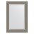 Зеркало с фацетом в багетной раме Evoform римское серебро 88 мм 66х96 см в Казани 