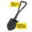 Складная лопата Forester Mobile чёрная 20х58,5 см в Казани 