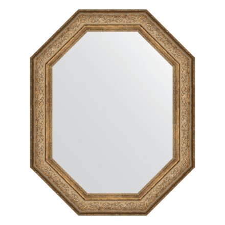 Зеркало в багетной раме Evoform виньетка античная бронза 109 мм 80x100 см в Казани 