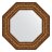 Зеркало в багетной раме Evoform виньетка состаренная бронза 109 мм 65x65 см в Казани 