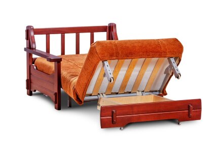 Кресло-кровать аккордеон Брест с деревянными подлокотниками в Казани 