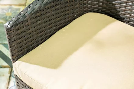Кресло из искусственного ротанга Aroma коричневое в Казани 