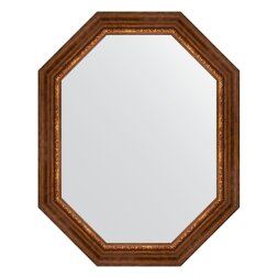 Зеркало в багетной раме Evoform римская бронза 88 мм 76x96 см