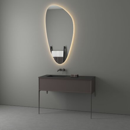 Зеркало Evoform с LED-подсветкой 31 W 70х140 см Без выключателя Теплый белый свет в Казани 